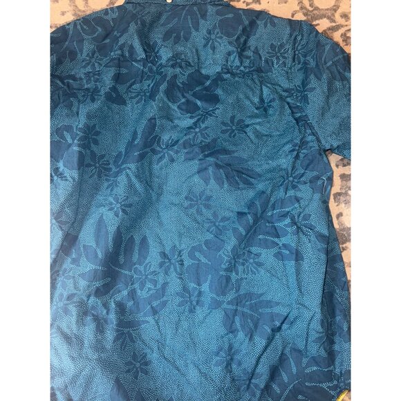 Reyn Spooner men’s blue Hawaiian tailored fit shirt size Large - Picture 5 of 5